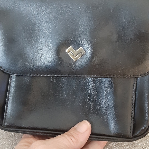 Mario Valentino Vintage black Leather Crossbody Bag - Picture 7 of 14